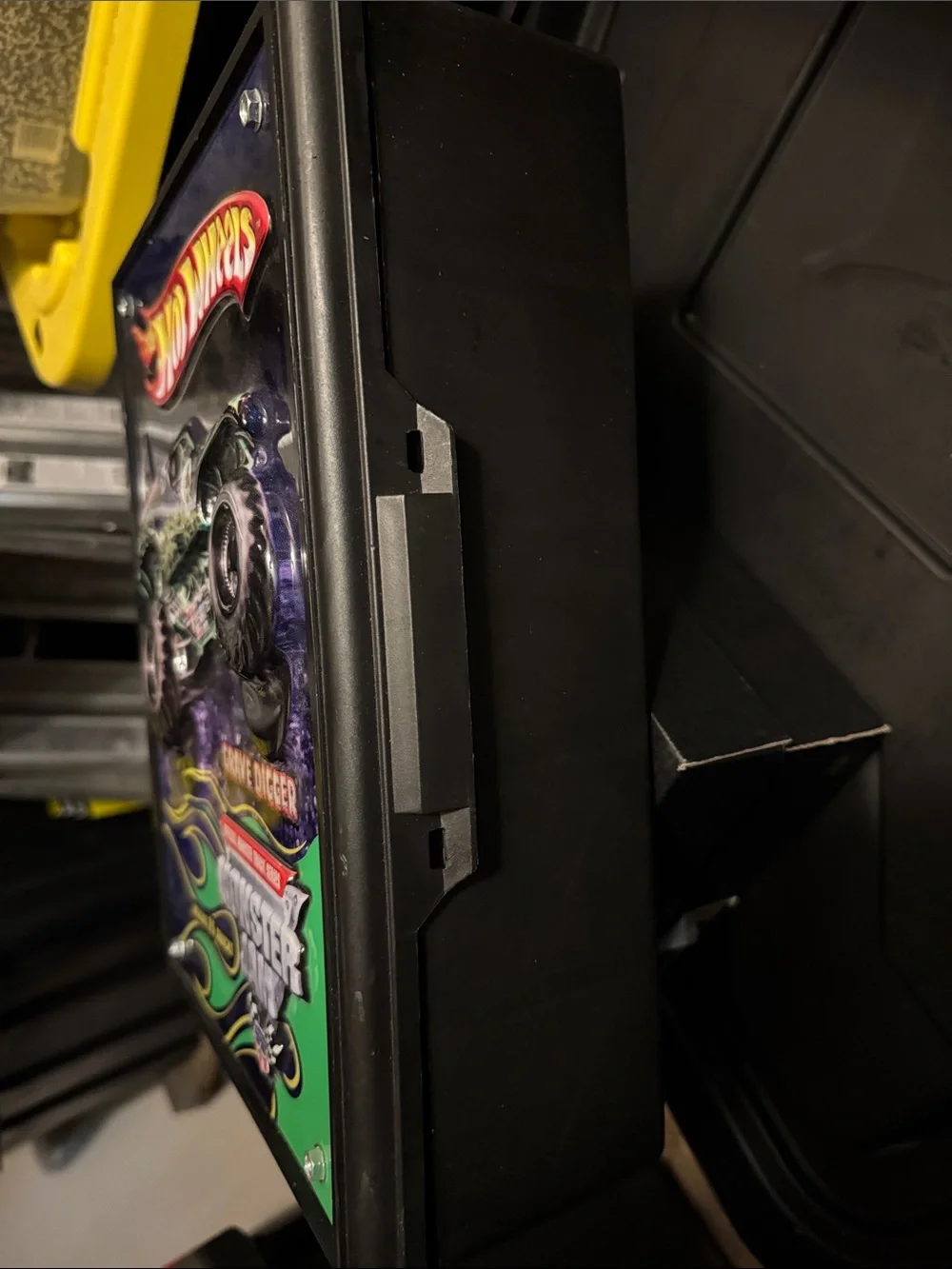 Monster jam truck storage case for toys